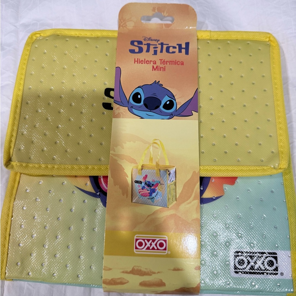 Disney Stitch Mini Cooler Bag - Yellow, Mint, Pink